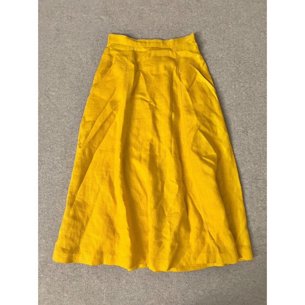 Sunny Yellow A-Line Skirt